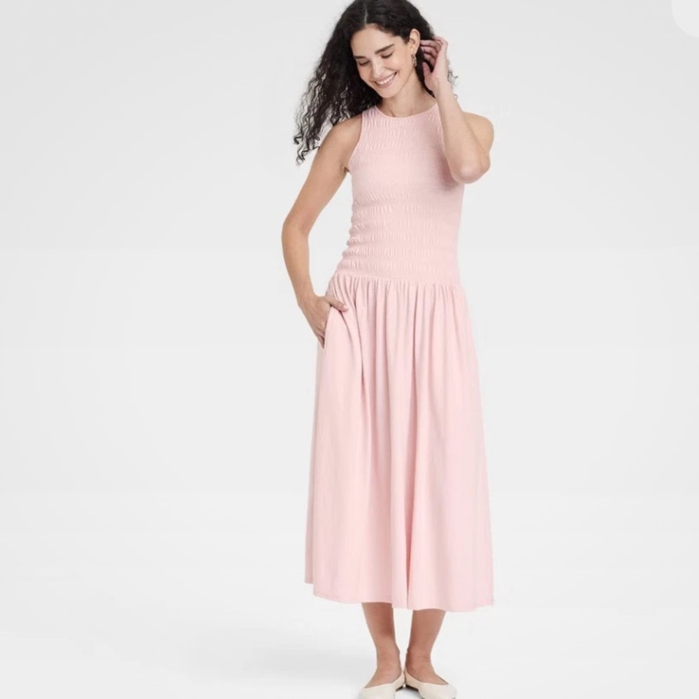 Universal thread knit pink dress size M NWT